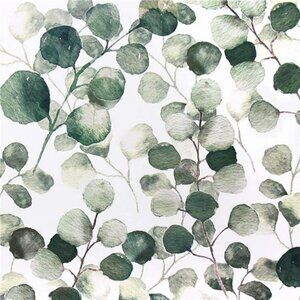 Peel and Stick Wallpaper Floral Contact Paper 17.7'' x 196.8inch Eucalyptus Leaf